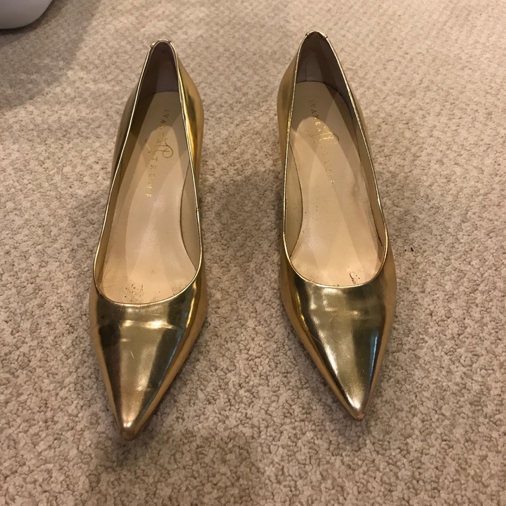 gold heels